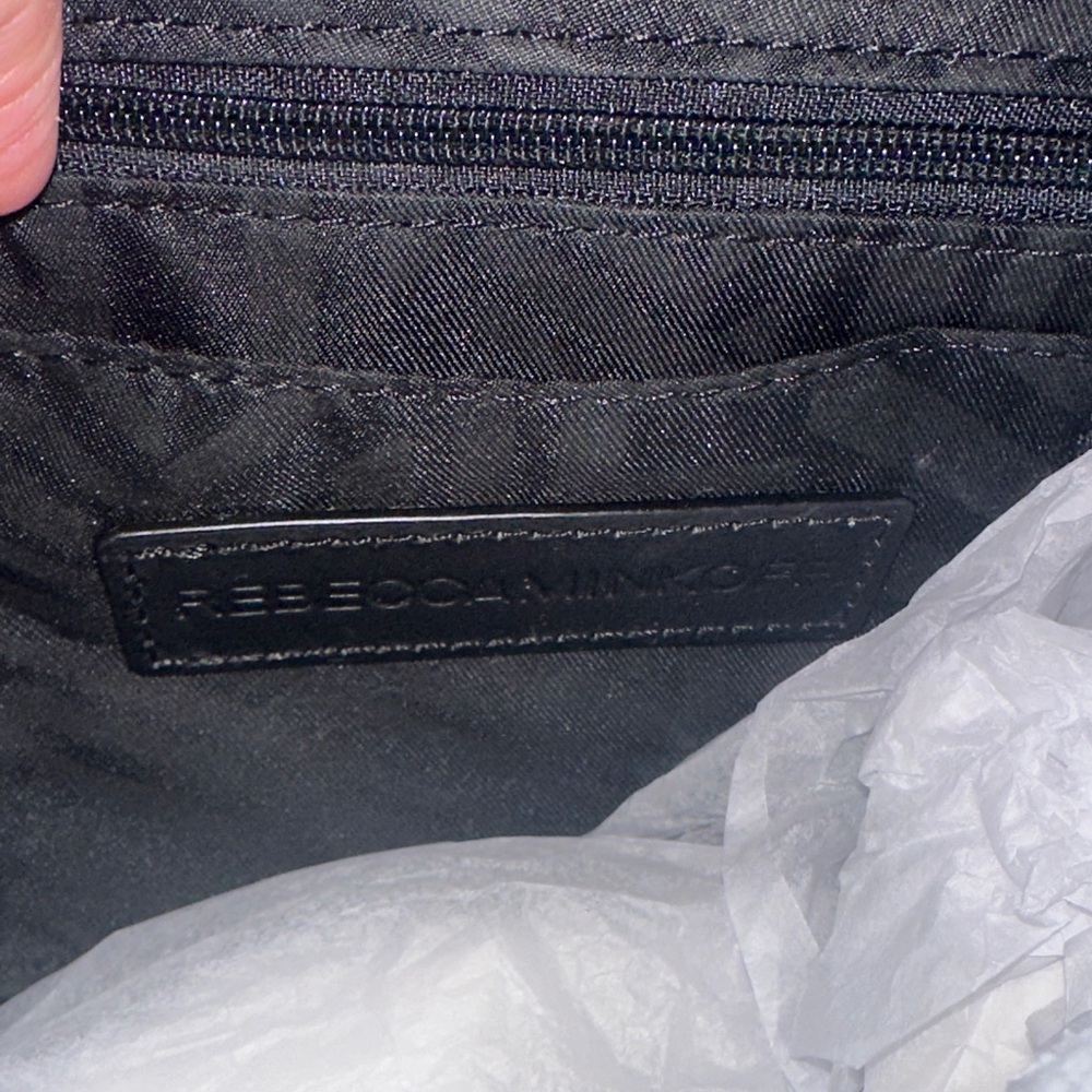 Rebecca Minkoff Denim Quilted Crossbody Bag - Picture 5 of 7